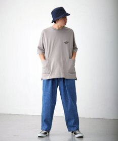 J.PRESS YORK STREET 【UNISEX】ワンポイント腰ポケットTシャツ