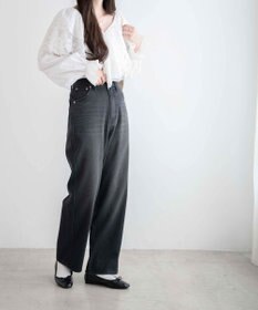 WEGO ルーズストレートデニムパンツ