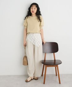 CRAFT STANDARD BOUTIQUE TC裏毛ボリュームハーフスリーブプルオーバー