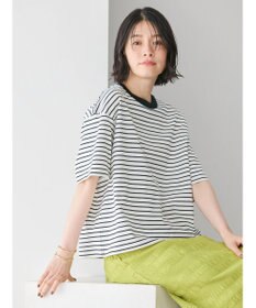 AMERICAN HOLIC ボーダーショートカットプルオーバー