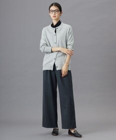 J.PRESS LADIES 【洗える】サイロウォッシャブル2wayストライプ ワイド パンツ