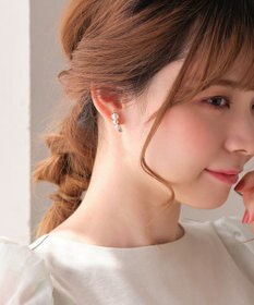 Phoebe <オンワード限定セット>Rio de laパールピアス×フォーマルパールビジューサークルブローチ