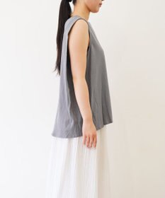 TOQUE 〈大草直子さんアドバイザー〉 【天然素材】タンギス コットン天竺ノースリーブ