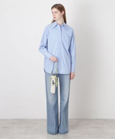 MOONBAT POLO RALPH LAUREN(ポロ ラルフローレン)ポロポニー ボーダー 折りたたみ傘 簡単開閉