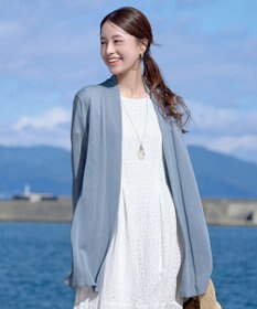 Tiaclasse L 【新色追加・UVケア・接触冷感】ロングトッパーカーディガン