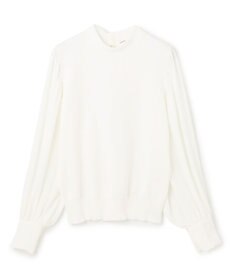 BEIGE， 【洗える・Precious3月号掲載】PROTEA / 異素材バックタイディティールニット