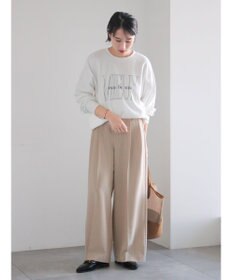 Te chichi 裏毛ロゴプリントスウェット