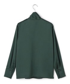 ICB 【WEB限定】 ドレープサテン ボウタイブラウス