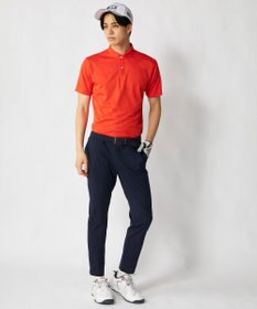 FILA GOLF／marie claire 【FILA GOLF】メッシュ加工ビックロゴ半袖ポロシャツ