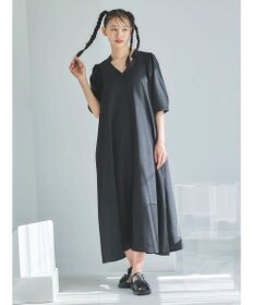 Green Parks ■ＥＳＣＡＲ　ランタンスリーブシャツワンピース