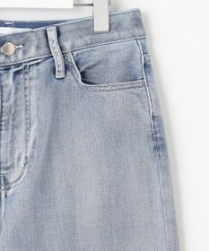 自由区 【洗える】ウスカルデニム カーブパンツ