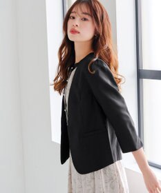 Tiaclasse 【吸水速乾・接触冷感・UVケア・防シワ・洗える】カチオンカラーレスジャケット