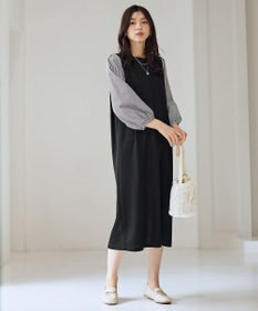 ANY L シャツコンビワンピース