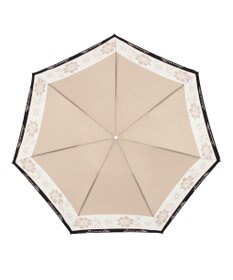 MOONBAT LANVIN en Bleu 折りたたみ傘 サテンプリントフラワー