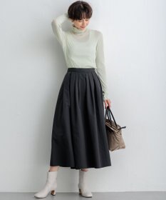 23区 S 【撥水加工/洗える】ハイマルチタフタ タックスカート