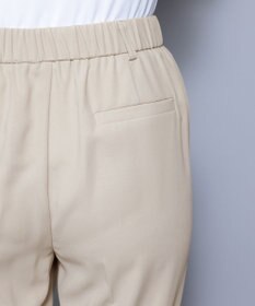 Tiaclasse 【洗える】ドロストテーパードパンツ