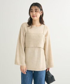 Green Parks ＳＥＴ２点　ニットキャミ＋ニットチュニック