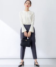 組曲 【ストレッチ・イージーケア】オシャクロス テーパードパンツ