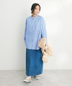 CRAFT STANDARD BOUTIQUE 裏起毛デニムＡラインスカート