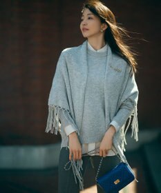 23区 ウールカシミヤ トライアングル ストール