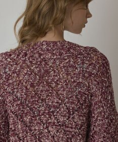 GRACE CONTINENTAL オーバーニットカーディガン