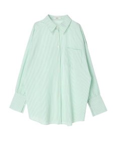 earth music&ecology サッカーストライプボーイズライクシャツ