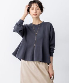 23区 【SLOW/一部店舗限定】好評につき追加生産！ハイゲージテリー スウェット デザイン カットソー