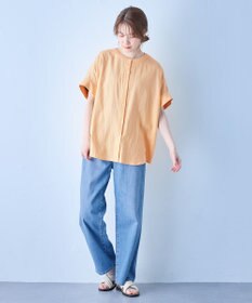 ANY フレンチリネンシャツブラウス