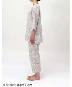 Wing パジャマ 綿100%(本体) 天竺素材 7分袖 長袖 8分丈 レディース EP8044 ウイング／ワコール