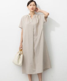 23区 L 【洗える】トリアセスラブストレッチ ワンピース