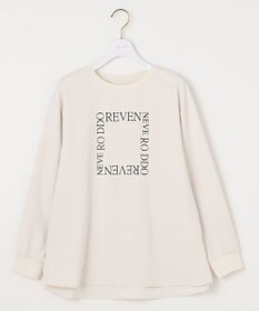 ANY SIS 【洗える】ジョーゼットロゴＴ ブラウス