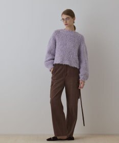 GRACE CONTINENTAL バルキーフェザーニットトップ