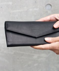 FOLNA RD ソフトレザー・ホイルレザー エンべロープ長財布