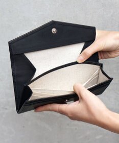 FOLNA RD ソフトレザー・ホイルレザー エンべロープ長財布