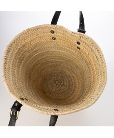 UNBILLION ペルケ perche / モロッコカゴ・牛革・バティック柄ドロストＬ