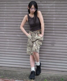 WEGO スタッズグラフィックタンク