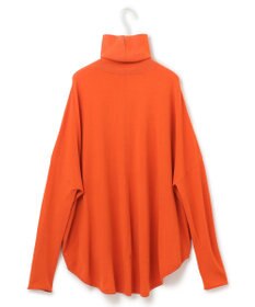 ICB 【洗える】ヴィスコースワイド ハイネックプルオーバー