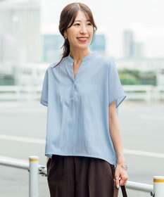 ICB 【ICB×インフルエンサーコラボ】【先行予約】ヴィンテージナイロンタフタ 2WAYブラウス