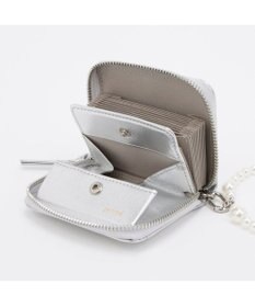 UNBILLION ペルケ perche / パール調ストラップ・ジャバラカードウォレット