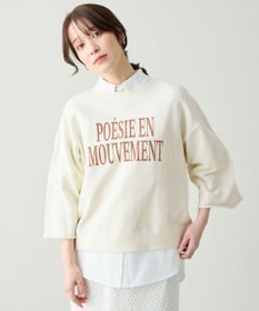 ANY ピグメントロゴスウェット エクリュ