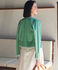 組曲 フラワーメタル ニット カーディガン