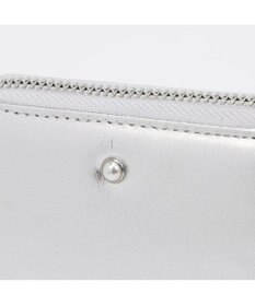 UNBILLION ペルケ perche / パール調ストラップ・ジャバラカードウォレット