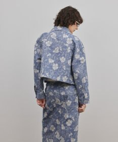 GRACE CONTINENTAL ボタニカルジャガードジャケット