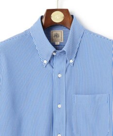 J.PRESS MEN 【KING SIZE】【夏に嬉しい高機能】カノコインレイマイクロストライプパッチポケット シャツ/B.D.