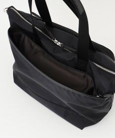 Y'SACCS ナイロン×リサイクルレザー　コンビマルチトート