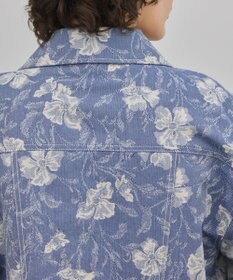 GRACE CONTINENTAL ボタニカルジャガードジャケット