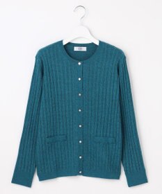 J.PRESS LADIES L KNIT BASIC クルーネック カーディガン