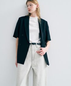 uncrave ウォッシャブルドライサップ ハーフスリーブジャケット