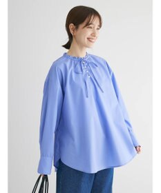Green Parks スタンドフリルアソートブラウス