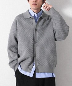 CRAFT STANDARD BOUTIQUE 柄編みニットシャツカーディガン